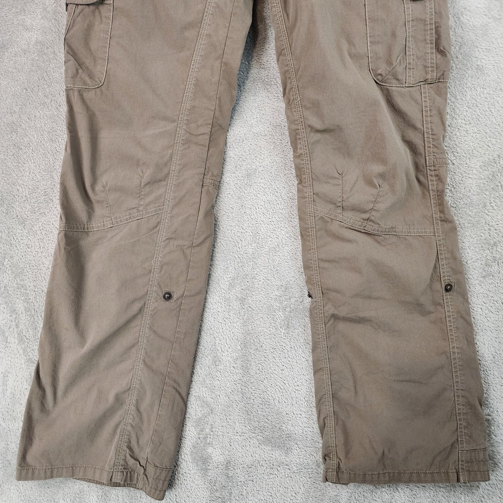 Kuhl Cargo Pants Womens 8 Reg Brown Vintage Patina Dye Stretch Hiking‎ Outdoor - Picture 8 of 13